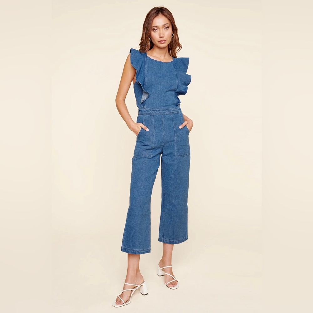 Sugar Lips Denim Romper